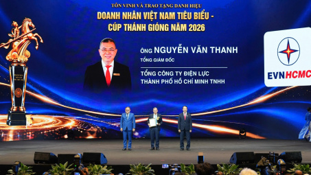 Tổng giám đốc EVNHCMC được vinh danh Cúp Thánh Gióng năm 2026