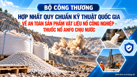Hợp nhất Quy chuẩn kỹ thuật quốc gia về an toàn sản phẩm vật liệu nổ công nghiệp - thuốc nổ ANFO chịu nước