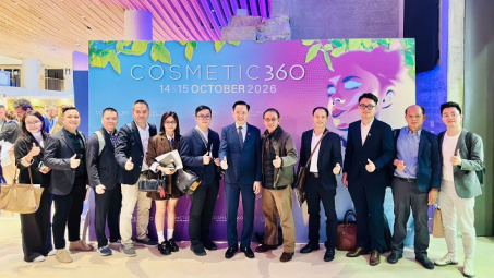 Vinachem kết nối hợp tác, tìm hiểu công nghệ hóa mỹ phẩm tại Cosmetic 360