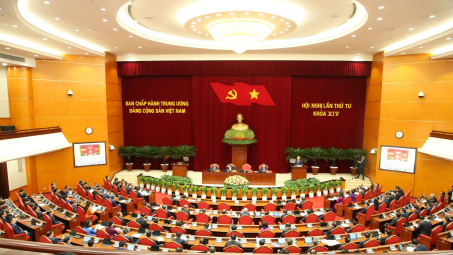 Kết luận Hội nghị lần thứ tư Ban Chấp hành Trung ương Đảng khóa XIV về Đề cương tổng kết thực tiễn và nghiên cứu sửa đổi, bổ sung Điều lệ Đảng
