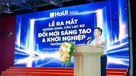 Trường Kinh tế, Đại học Công nghiệp Hà Nội ra mắt Không gian Đổi mới sáng tạo và Khởi nghiệp