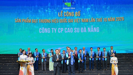 Săm lốp DRC lần thứ 10 liên tiếp đạt Thương hiệu quốc gia Việt Nam