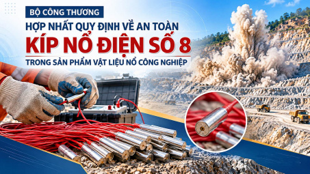Bộ Công Thương hợp nhất quy định về an toàn kíp nổ điện số 8