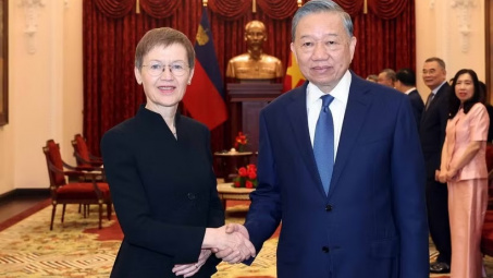 Tổng Bí thư, Chủ tịch nước Tô Lâm tiếp Thủ tướng Công quốc Liechtenstein