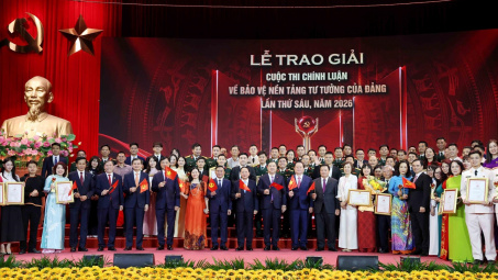 Lễ trao giải Cuộc thi chính luận về bảo vệ nền tảng tư tưởng của Đảng, lần thứ sáu, năm 2026