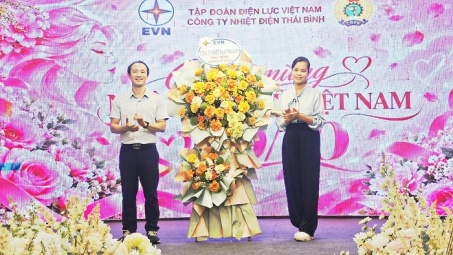 Nhiệt điện Thái Bình: Gắn kết yêu thương, tôn vinh phụ nữ nhân ngày 20/10