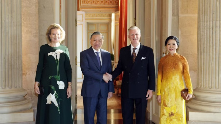 Tổng Bí thư, Chủ tịch nước Tô Lâm hội kiến Nhà Vua Vương quốc Bỉ Philippe