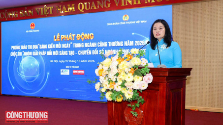 Công đoàn Công Thương Việt Nam đồng hành thúc đẩy sáng kiến, đổi mới sáng tạo trong người lao động