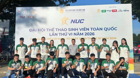 Trường Đại học Điện lực: Giành 5 huy chương tại Đại hội Thể thao sinh viên toàn quốc 2026