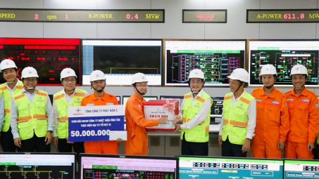 Lãnh đạo EVNGENCO3 kiểm tra tiến độ đại tu tổ máy S1 - Nhà máy Nhiệt điện Vĩnh Tân 2