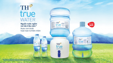 TH ra mắt TH true WATER bình vòi 18,5 L tiện lợi từ nguồn nước ngầm núi lửa triệu năm