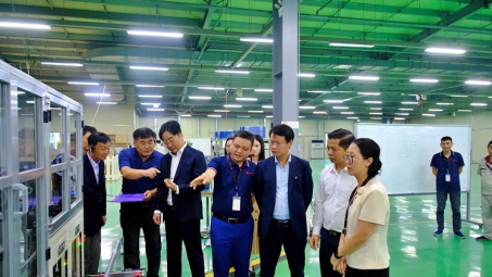 Cục Công nghiệp khảo sát thực tế tại doanh nghiệp công nghiệp hỗ trợ