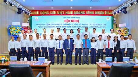 EVNGENCO2 phát huy vai trò người lao động, đồng hành trong nhiệm vụ sản xuất kinh doanh