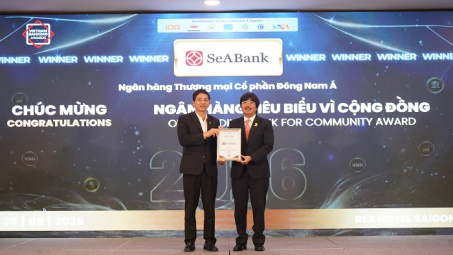SeABank được vinh danh ở hai lĩnh vực cộng đồng và phát triển bền vững