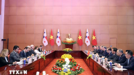 Tổng Bí thư, Chủ tịch nước Tô Lâm hội đàm với Tổng thống Panama