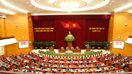 Ngày làm việc thứ hai Hội nghị lần thứ tư Ban Chấp hành Trung ương Đảng khóa XIV