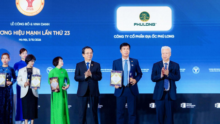 Tập đoàn Phú Long được vinh danh Top 10 Thương hiệu Phát triển ấn tượng Việt Nam 2026