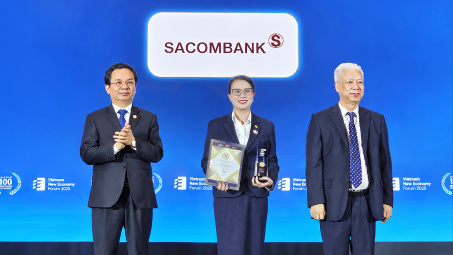 Ngân hàng Sacombank được vinh danh Thương hiệu Mạnh 2026: Vững nội lực, kiến tạo giá trị bền vững