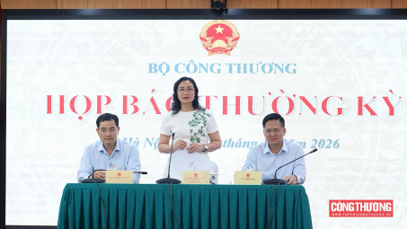 [CHÙM ẢNH] Họp báo thường kỳ Bộ Công Thương Quý III/2026
