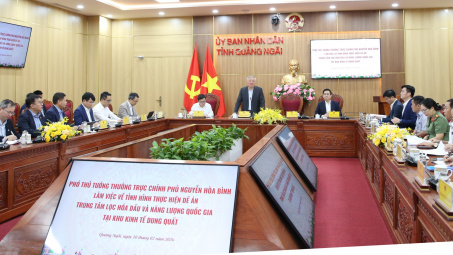 Trung tâm lọc hóa dầu và năng lượng quốc gia - Cơ hội lớn để Quảng Ngãi bứt phá vươn lên