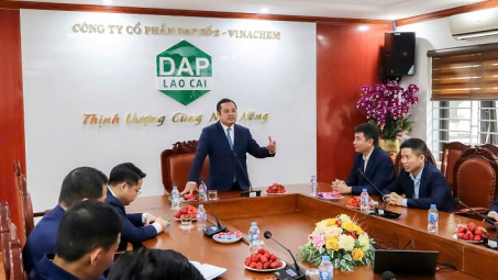 Bí thư Đảng ủy, Chủ tịch HĐTV Vinachem thăm, chúc Tết Công ty DAP số 2 - Vinachem