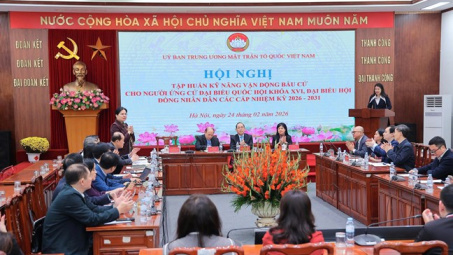 Tập huấn kỹ năng vận động bầu cử cho người ứng cử