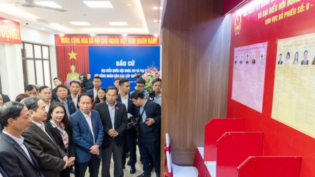 Chủ tịch Hội đồng Bầu cử Quốc gia đánh giá cao công tác chuẩn bị bầu cử tại Hải Phòng