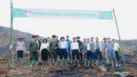 VINAPACO ra quân trồng cây đầu Xuân Bính Ngọ 2026