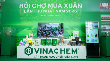 Vinachem lan tỏa giá trị sản phẩm hóa chất Việt tại Hội chợ Mùa Xuân 2026
