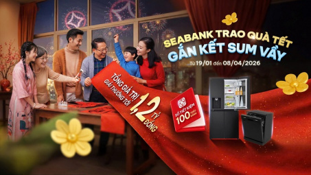 Ngân hàng SeABank dành 1,2 tỷ đồng tri ân khách hàng dịp Tết Bính Ngọ và kỷ niệm 32 năm thành lập