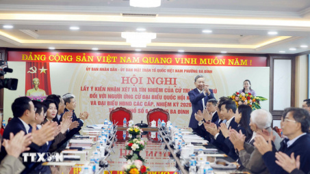 Tổng Bí thư Tô Lâm dự Hội nghị lấy ý kiến cử tri nơi cư trú đối với người ứng cử đại biểu Quốc hội