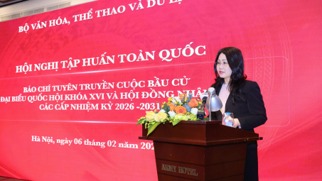 Tập huấn tuyên truyền bầu cử đại biểu Quốc hội khóa XVI và đại biểu HĐND các cấp