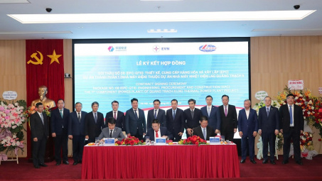 EVN ký hợp đồng EPC cho Dự án Nhà máy Nhiệt điện LNG Quảng Trạch II