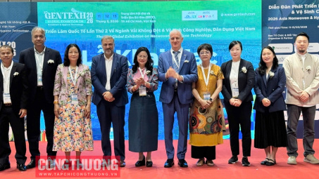 Gentexh Vietnam 2026: Kết nối doanh nghiệp phát triển ngành vải không dệt và vệ sinh công nghiệp