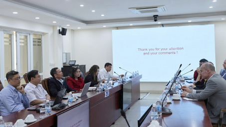 EVNNPT làm việc với đoàn thẩm định GIZ về Dự án “Thúc đẩy chuyển dịch ngành năng lượng tại Việt Nam giai đoạn 2”