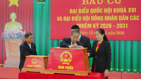 Thái Nguyên: 92 xã, phường đồng loạt tổ chức diễn tập bầu cử đại biểu Quốc hội và HĐND