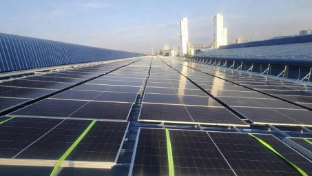 Thép Hòa Phát Dung Quất triển khai lắp đặt điện mặt trời áp mái phân kỳ 2