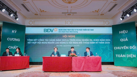 BIDV Nam Bình Dương: Hội nghị người lao động năm 2026 đồng thuận và quyết tâm cao