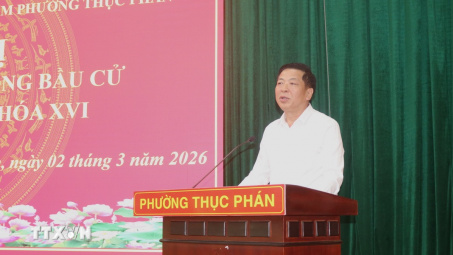 Cao Bằng: Các ứng cử viên đại biểu Quốc hội khóa XVI tiếp xúc cử tri, vận động bầu cử