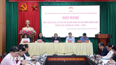 Tuyên Quang: Ứng cử viên đại biểu Quốc hội khóa XVI cam kết đại diện tiếng nói cử tri