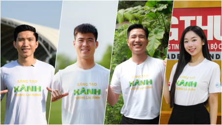 Từ sân cỏ đến màn ảnh: Các đại sứ cùng lan tỏa lối sống xanh