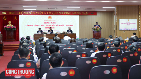 [CHÙM ẢNH] Hội nghị cán bộ, công chức, viên chức và người lao động Bộ Công Thương năm 2025