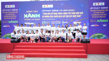 Tập đoàn Điện lực Việt Nam: Lan tỏa thông điệp sử dụng năng lượng tiết kiệm và hiệu quả từ những bước chạy "xanh"