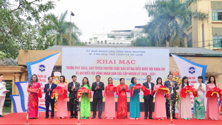 Hơn 1.000 tư liệu được trưng bày: Thái Nguyên tăng chiều sâu tuyên truyền về bầu cử