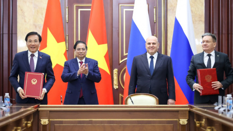 Việt Nam - Nga ký Hiệp định về hợp tác xây dựng Nhà máy điện hạt nhân trên lãnh thổ Việt Nam