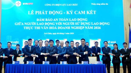 Điện lực Lai Châu: Đẩy mạnh văn hóa an toàn lao động, quyết tâm mục tiêu “Zero Accident”