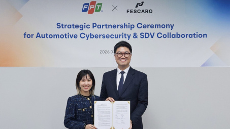 Tập đoàn FPT hợp tác với FESCARO phát triển giải pháp phần mềm ô tô cho thị trường Hàn Quốc