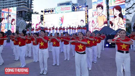 Truyền đi thông điệp "An toàn thông tin - Gắn kết niềm tin - Tiêu dùng bền vững" từ những bước chân khiêu vũ