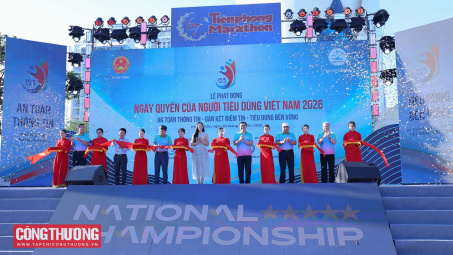 [CHÙM ẢNH] Lễ phát động quốc gia hưởng ứng Ngày Quyền của Người tiêu dùng Việt Nam năm 2026