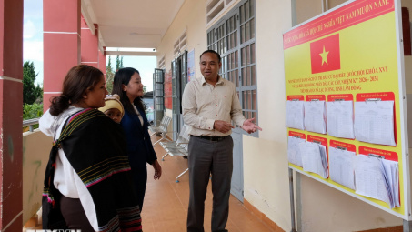 Lâm Đồng: Đồng bào dân tộc K’Ho hướng về ngày hội non sông